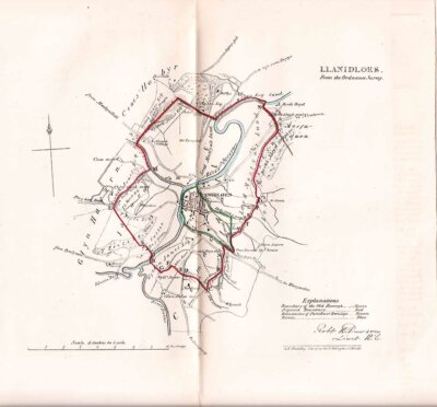 Llanidloes Town Plan - RK Dawson 