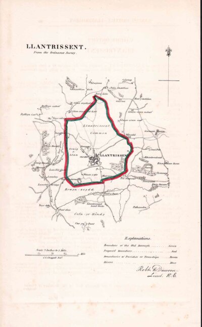 Llantrissent Town Plan - RK Dawson 