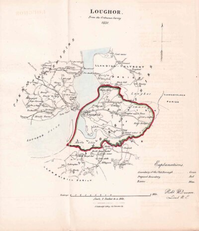 Loughor Town Plan - RK Dawson