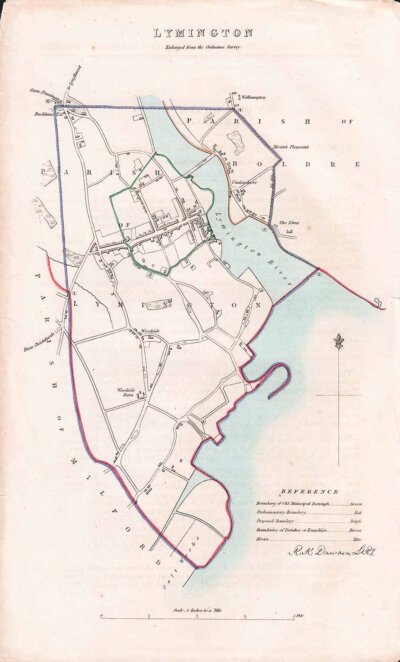 Lymington Town Plan - RK Dawson   