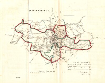 Macclesfield Town Plan - RK Dawson 