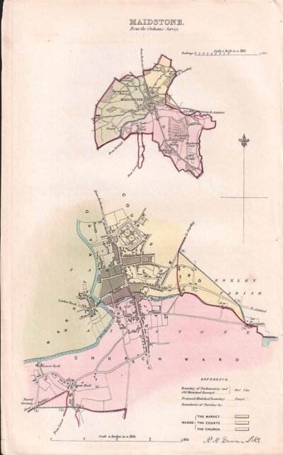 Maidstone Town Plan - RK Dawson 
