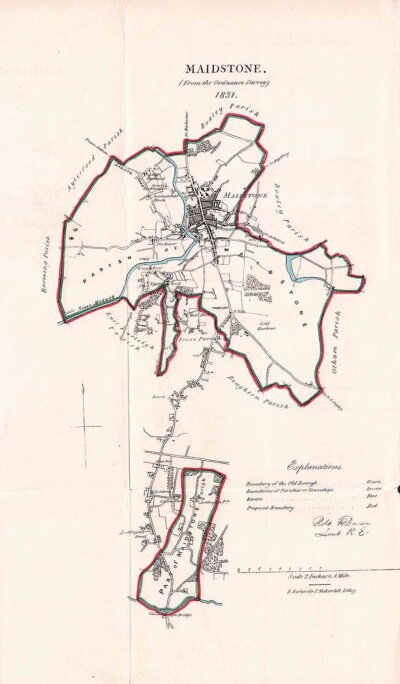 Maidstone Town Plan - RK Dawson 