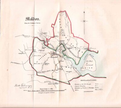 Maldon Town Plan - RK Dawson 