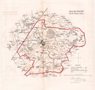 Malmesbury Town Plan - RK Dawson 