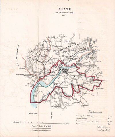 Neath Town Plan - RK Dawson 