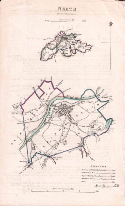 Neath Town Plan - RK Dawson 