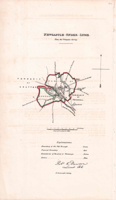 Newcastle under Lyme Town Plan - RK Dawson 