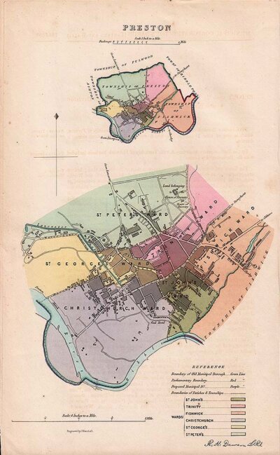 RK Dawson Town Plans Lancashire 