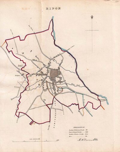 Ripon Town Plan - RK Dawson 