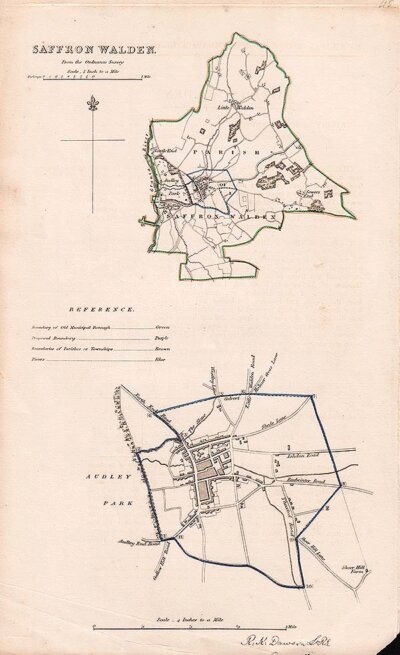 Saffron Walden Town Plan - RK Dawson  