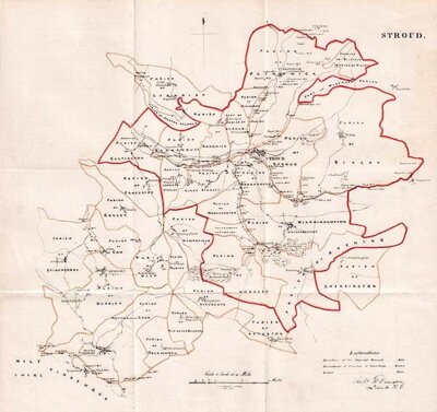 Stroud Town Plan - RK Dawson 