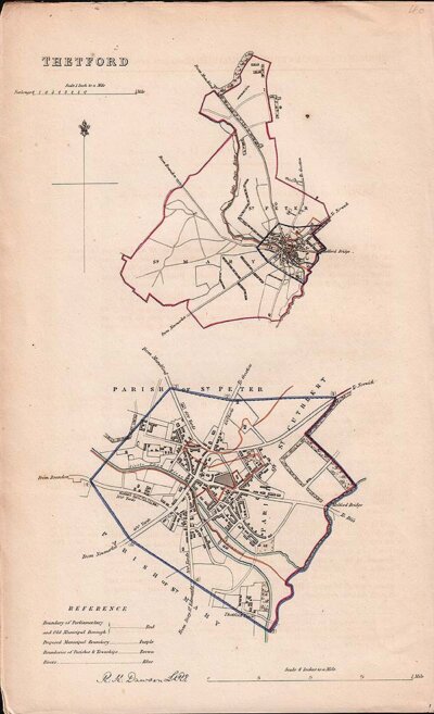 Thetford Town Plan - RK Dawson  