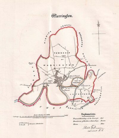 Warrington Town Plan - RK Dawson 