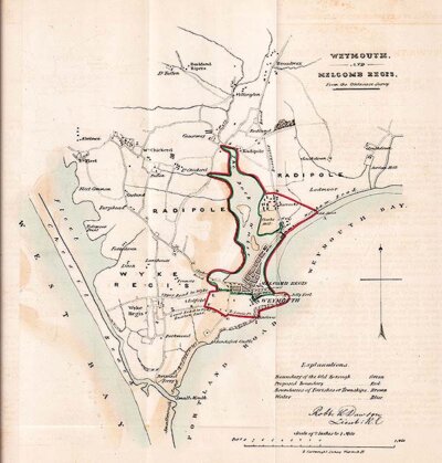Weymouth and Melcomb Regis Town Plan - RK Dawson  