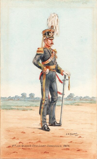 4th or Queens Own Light Dragoons, 1854.