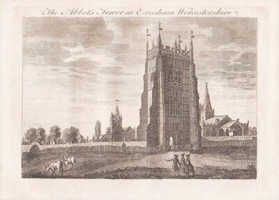 The Abbot's Tower at Evesham, Worcestershire