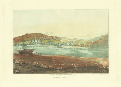 Aberconway.  (antique print)