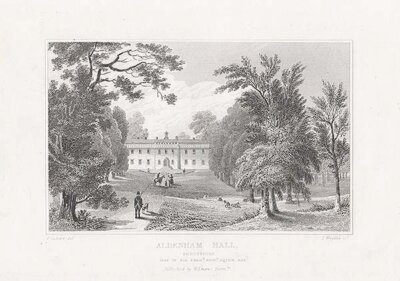 Aldenham Hall Shropshire  Seat of Sir Fredk Richd Acton  Bart