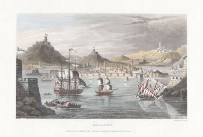Algiers.  (antique print)