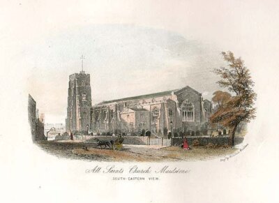 All Saints Church Maidstone  South Eastern view