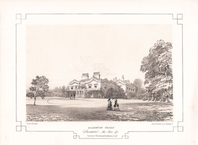 Allerton Priory, Lancashire - the Seat of Theodore Woolman Rasthbone.  Esq.