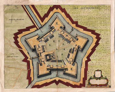 Arx Antverpiensis J Blaeu 