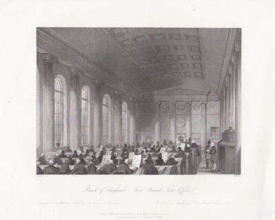 Bank of England.  Five Pound Note Office.