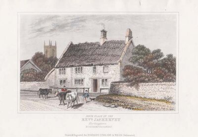 Birth Place of the Revd Jas Hervey Hardingstone Northamptonshire