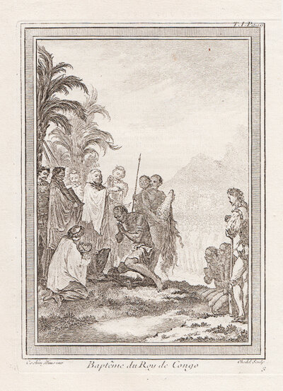 Bapteme du Roy de Congo