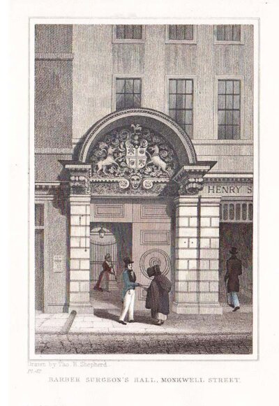 Barber Surgeon's Hall Monkwell Street