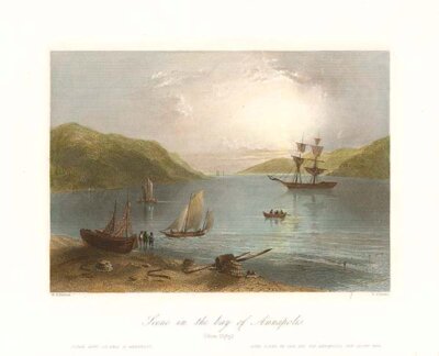 Scene in the bay of Annapolis  From Digby