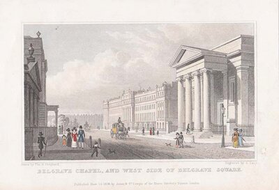 Belgrave Chapel and West side of Belgrave Square