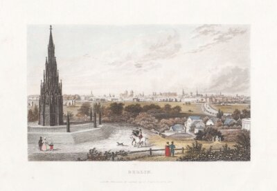Berlin.  (antique print)