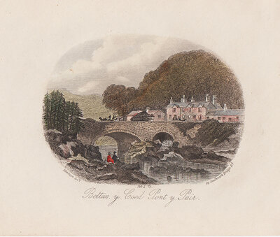 Bettws y Coed Pont y Pair   (antique prints)