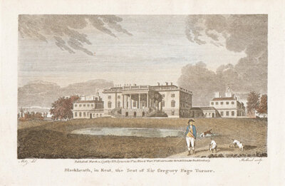 Blackheath in Kent the Seat of Sir Gregory Page Turner 