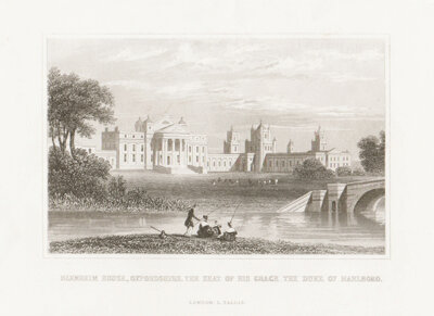 Blenheim House Oxfordshire The Seat of His Grace The Duke of Marlboro