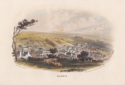 Bodmin.  (antique print)