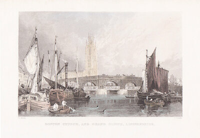 Boston Church and Grand Sluice Lincolnshire