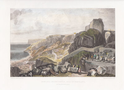 Bow and Arrow Castle, Isle of Portland, Dorsetshire.