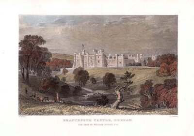 Brancepeth Castle Durham  The Seat of William Russell  Esq