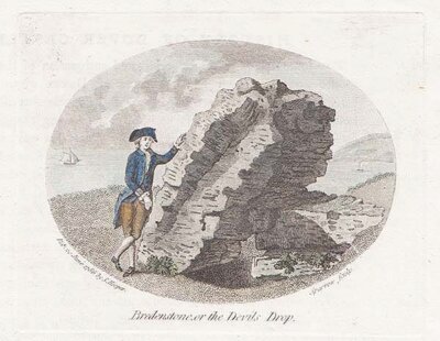 Bredenstone or the Devils Drop  (antique print)