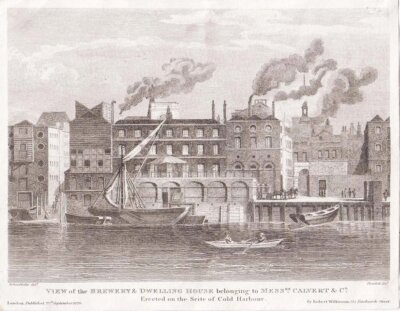 View of the Brewery and Dwelling House belonging to Messrs. Calvert and Co. ....
