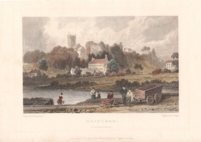Bridgend.  (antique print)