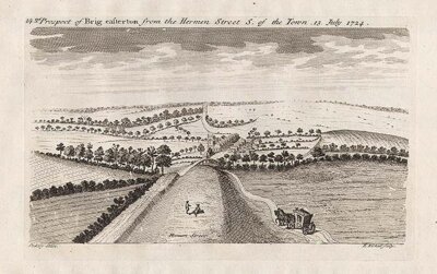 Prospect of Brig Casterton from the Hermen Street S of the Town
