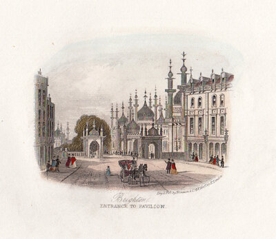 Brighton  -  Entrance to Pavilion