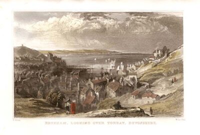 Brixham looking over Torbay Devonshire