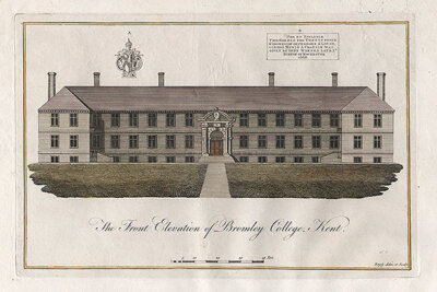 The Front Elevation of Bromley College Kent