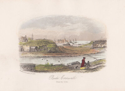 Bude, Cornwall from the town.