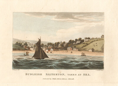 Budleigh Salterton taken at sea